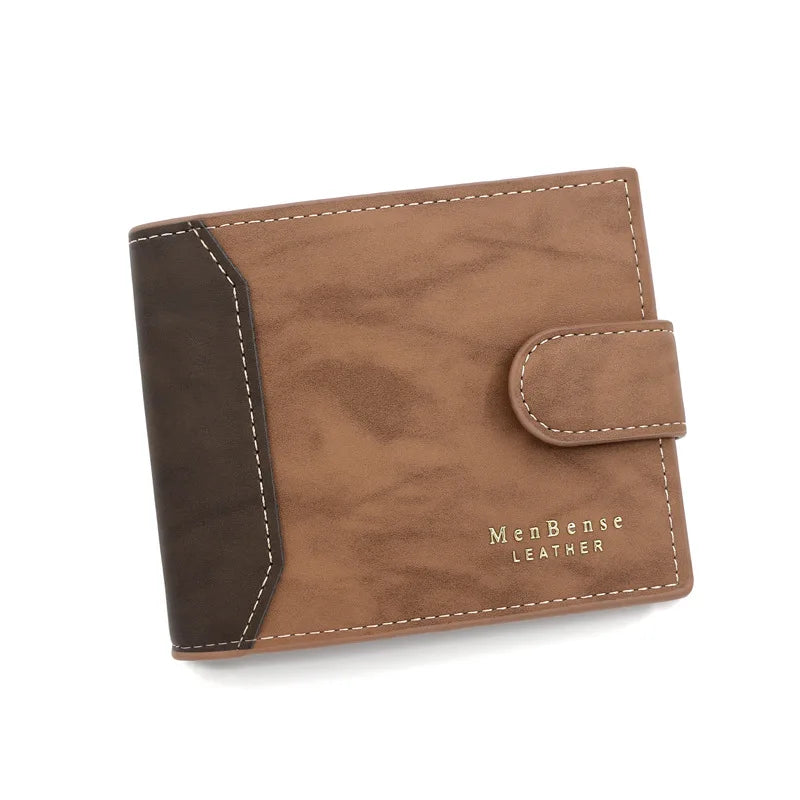 Carteira masculina Khaoti Vortex slim em couro PU