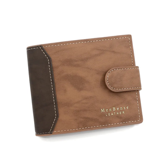Carteira masculina Khaoti Vortex slim em couro PU