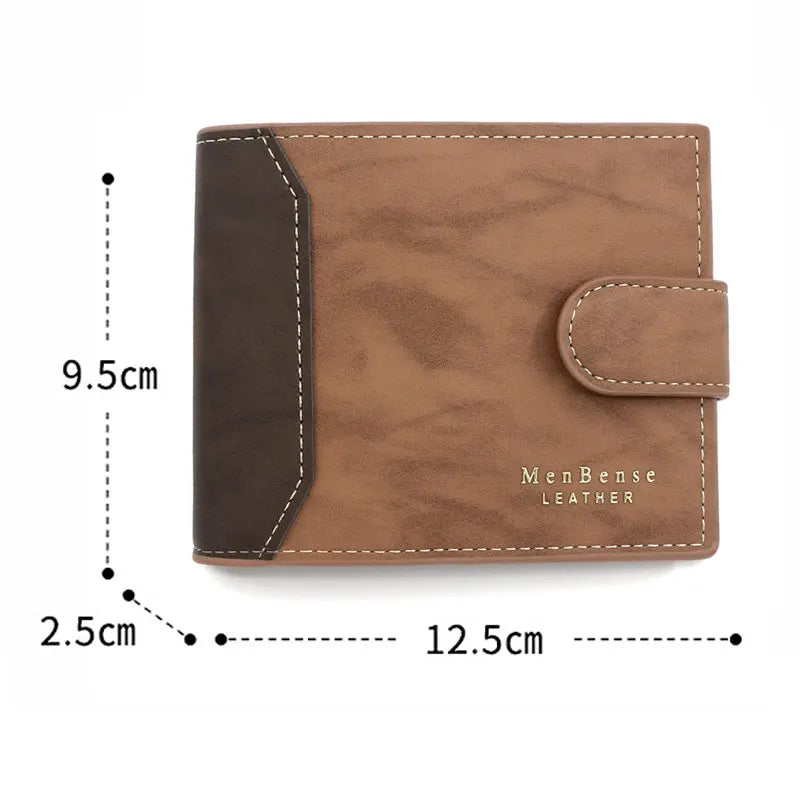 Carteira masculina Khaoti Vortex slim em couro PU - foto 2