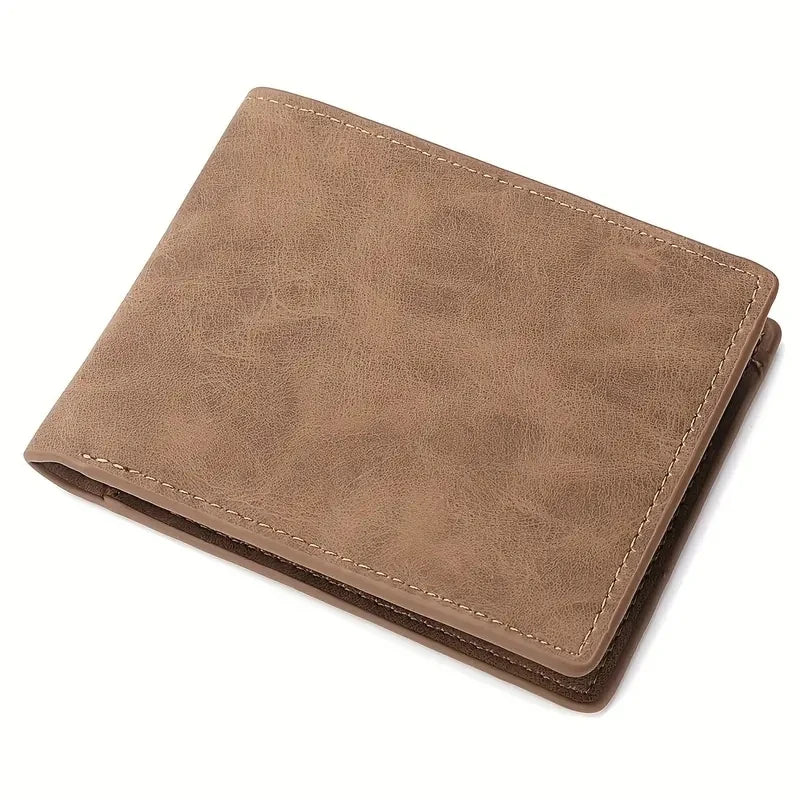 Carteira masculina Khaoti Onyx compacta com zíper